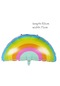 Rainbow Gökkuşağı Şeklinde Folyo Balon 7 Makaron Renk 71 X 53 Cm 1 Adet Hawa
