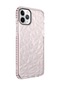 Noktaks - İphone Uyumlu İphone 11 Pro Max - Kılıf Koruyucu Prizmatik Görünümlü Buzz Kapak - Pembe