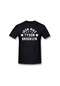 Mike Tyson Baskılı Unisex %100 Pamuk Siyah T-shirt SIYAH