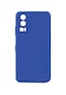 Kilifone - General Mobile Uyumlu Gm 23 - Kılıf Mat Soft Esnek Biye Silikon - Mavi