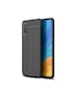 Kilifone - Huawei Uyumlu P Smart S / Y8p Aqm-lx1 - Kılıf Deri Görünümlü Auto Focus Karbon Niss Silikon Kapak - Siyah