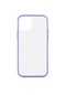 Noktaks - iPhone Uyumlu 12 Mini - Kılıf Arkası Mat Buzlu Kenarı Renkli Düğmeli Fri Silikon - Mor