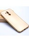 Mutcase - Huawei Uyumlu Mate 20 Lite - Kılıf Mat Renkli Esnek Premier Silikon Kapak - Gold