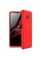 Kilifone - Xiaomi Uyumlu Poco X3 / Poco X3 Nfc / Poco X3 Pro - Kılıf 3 Parçalı Parmak İzi Yapmayan Sert Ays Kapak - Kırmızı