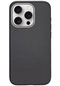Kilifone - İphone Uyumlu İphone 14 Pro Max - Kılıf Magsafe Şarj Özellikli Pu Deri Zore Adora Kapak - Siyah