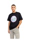 Jack&jones O Yaka Baskılı Kısa Kollu Siyah Erkek T-shirt 12253679