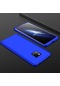 Kilifone - Huawei Uyumlu Mate 20 Pro - Kılıf 3 Parçalı Parmak İzi Yapmayan Sert Ays Kapak - Mavi