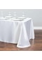 Beyaz En Kaliteli Düz Renk Saten Masa Örtüsü Ev Yemek Masası Dekor S