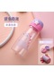 Yeni Yüksek Kapasiteli Karikatür Geyik Boynuz Plastik Bardak Çocuk Taşıma Askısı Taşınabilir Sıçrama Fincan Sevimli Vakum Saman Fincan-600Ml O