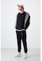 Tommy Life Lacivert Casual O Yaka Jogger Erkek Oversize Eşofman Takımı - 85120 Lacivert