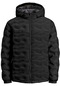 Jack&jones Kapüşonlu Puffer Siyah Erkek Mont 122504299