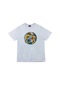 Aslan Kaplan Baskılı T-shirt Beyaz