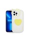 Noktaks - iPhone Uyumlu 12 Pro Max - Kılıf Kedi Figürlü Pop Soketli Ritmik Kapak - Sarı