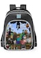 Harborstore Minecraft Temalı Öğrenci Büyük Kapasiteli Okul Çantası - Renkli - Büyük Boy - Wr0611109