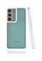 Tecno - Samsung Galaxy Uyumlu S22 - Kılıf Koruyucu Sert Tarz Mima Kapak - Lila