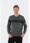 Maraton Sportswear Regular Erkek Bisiklet Yaka Uzun Kol Basic Antramelanj Sweatshirt 20198-antramelanj