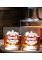 Bk Gift Kişiye Özel İsimli Dtf Premium Whiskey Tasarımlı İkili Viski Kadeh Seti-2, Arkadaşa Hediye, Sevgiliye Hediye Kobitmeyencom30415 Bk Gift