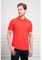 Erkek Kırmızı Basic Polo Yaka Dynamic Fit T-shirt 25yc018003550 Kırmızı Kırmızı