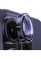 İphone 15/15 Plus Uyumlu Kamera Koruma Lens Koruyucu Temperli Cam Mercek Lens - Mor