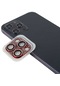 iPhone Uyumlu 12 Pro Cl-08 Lens Koruma Taşlı Parlak Renkli Kamera Koruyucu Cl-08 - Kirmizi