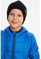 Erkek Bebek Çocuk Trend Style Şapka Bere Rahat %100 Pamuklu Kaşkorse-7176 - Siyah