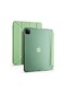 Kilifolsun iPad Uyumlu Pro 11 2020 2.nesil Kalem Bölmeli Stand Olabilen Origami Tri Folding Kılıf Açık Yeşil