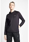 Lescon Kadın Koşu Fermuarlı Kapüşonlu Sweatshirt 24b-2002 Siyah