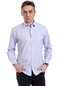 Erkek Regular Kalıp Cepli Yüksek Kalite Klasik Dakron Kumaş Gömlek 2316 - Açık Mavi