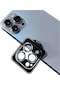 Noktaks - iPhone Uyumlu 13 Pro - Kamera Lens Koruyucu Cl-09 - Sierra Mavi
