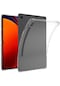 Mutcase - Galaxy Uyumlu Galaxy Tab S8 - Kılıf Köşe Korumalı Anti Shock Darbe Emici Şeffaf Tablet Kılıfı - Renksiz