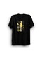 Demon Slayer Anime Baskılı Unisex T-shirt - Tarzınızı Yansıtın SIYAH