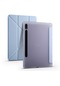 Noktaks - Samsung Galaxy Uyumlu Tab S7 T870 - Kalem Bölmeli Standlı Origami Tablet Kılıfı - Mavi