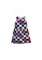 Lovetti Kız Çocuk Op Art Checkers Desen Kolsuz Elbise 5757-128