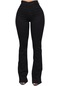 Mengtuo Sonbahar ve Kış Yüksek Bel Kadın Kot Pantolon - Siyah