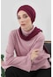 Fularlı Bone Türban,b-81rb Bordo