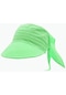 Kadın Safari Bağlamalı Eşarp Siperli Bandana Plaj Şapkası - Açık Yeşil