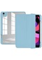 Noktaks - iPad Uyumlu Pro 12.9 2018 3.nesil - Kılıf Arkası Şefaf Stand Olabilen Koruyucu Nort Tablet Kılıfı - Mavi Açık