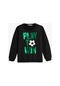 Koton Sweatshirt Uzun Kollu Bisiklet Yaka Futbol Baskılı Şardonlu Lacivert 4wkb10591tk 4WKB10591TK704