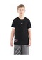 Tommy Life Siyah Baskılı Standart Kalıp O Yaka Erkek Çocuk T-shirt - 11097 Siyah