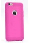 Mutcase - İphone Uyumlu İphone 6 / 6s - Kılıf Mat Renkli Esnek Premier Silikon Kapak - Pembe