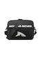 Moveevo Erkekler İçin Siyah Pu-polyester Çapraz Çanta - Spor & Gündelik Kullanıma Uygun, 29x7x21 Cm Çok Renkli