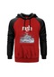 Mgla Age Of Excuse Kırmızı Renk Reglan Kol Sweatshirt
