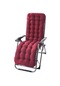 Jms Şarap Kırmızısı Uzun Recliner Sandalye Minderi Koltuk Minderi Bahçe Şezlong Mat 125 48 8cm