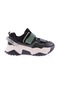 Dgn 65140-22y Kadın Mega Kalın Taban Simli Cırtlı Sneakers Ayakkabı 65140-2027-R4506
