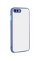 Kilifone - İphone Uyumlu İphone 7 Plus - Kılıf Arkası Buzlu Renkli Düğmeli Hux Kapak - Mor