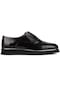 Shoetyle - Siyah Rugan Deri Bağcıklı Erkek Klasik Ayakkabı 250-2030-786-siyah