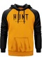 Hunt Showdown Black Text Sarı Renk Reglan Kol Sweatshirt