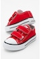Tonny Black Çocuk Unisex Kırmızı Rahat Kalıp Cırtlı Sneaker Tbh1450 123