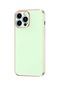 Kilifone - İphone Uyumlu İphone 13 Pro Max - Kılıf Parlak Renkli Bark Silikon Kapak - Yeşil