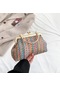 Mavi Yogodlns Moda Dokuma Çanta Kadın Için 2023 Bahar Trendi Basit Omuzdan Askili Çanta Basit Rahat Crossbody Çanta Kadın Kabuk Çanta